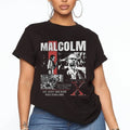 Vintage Malcolm X Shirt, By Any Means Necessary Malcolm X Quote Unisex