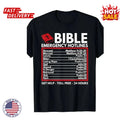 Bible Emergency Numbers - Funny Christian Bible & Jesus Unisex S-5XL NEW Unisex