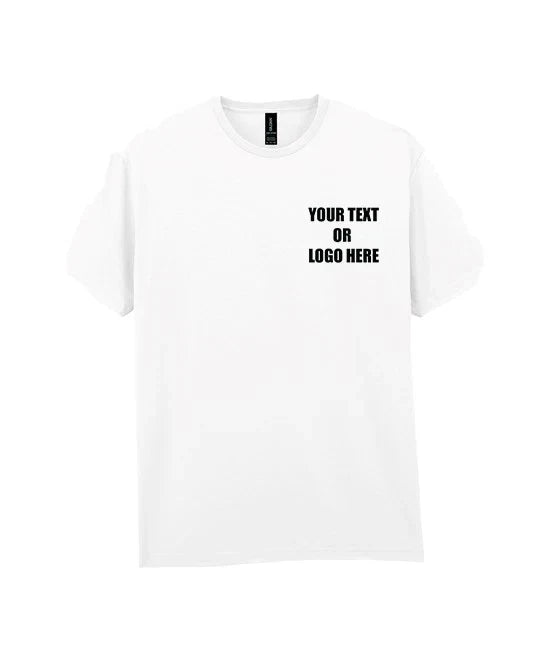 Personalised Custom Printed Gildan Light Cotton Adult Short Sleeve Unisex