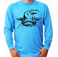 Catfish Fisherman Sport Long Sleeve UPF 30 Fishing Boat UV Protection Unisex