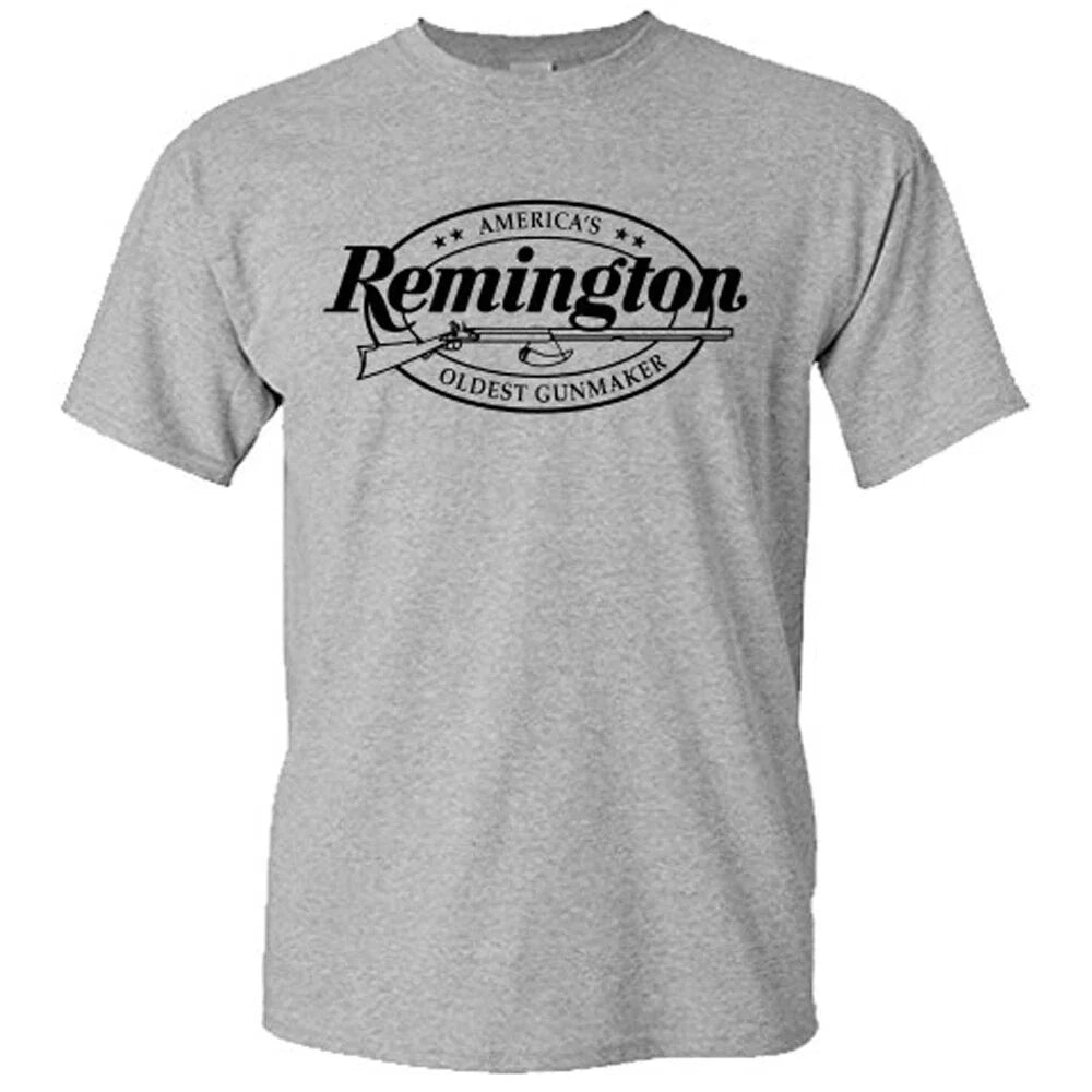 Remington American Gunmaker Guns Firearms Riffles Men's Gray S-5XL Unisex