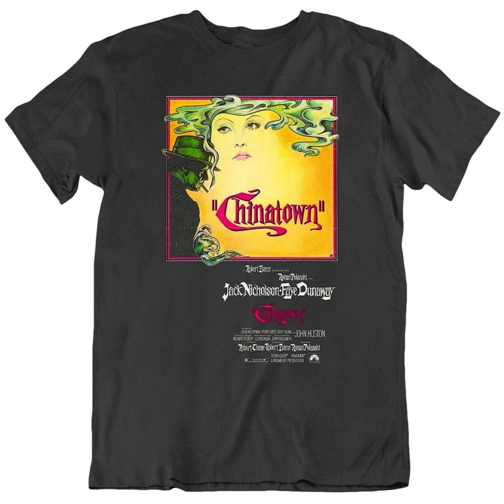 Chinatown Retro Rare Movie Poster T Shirt Unisex