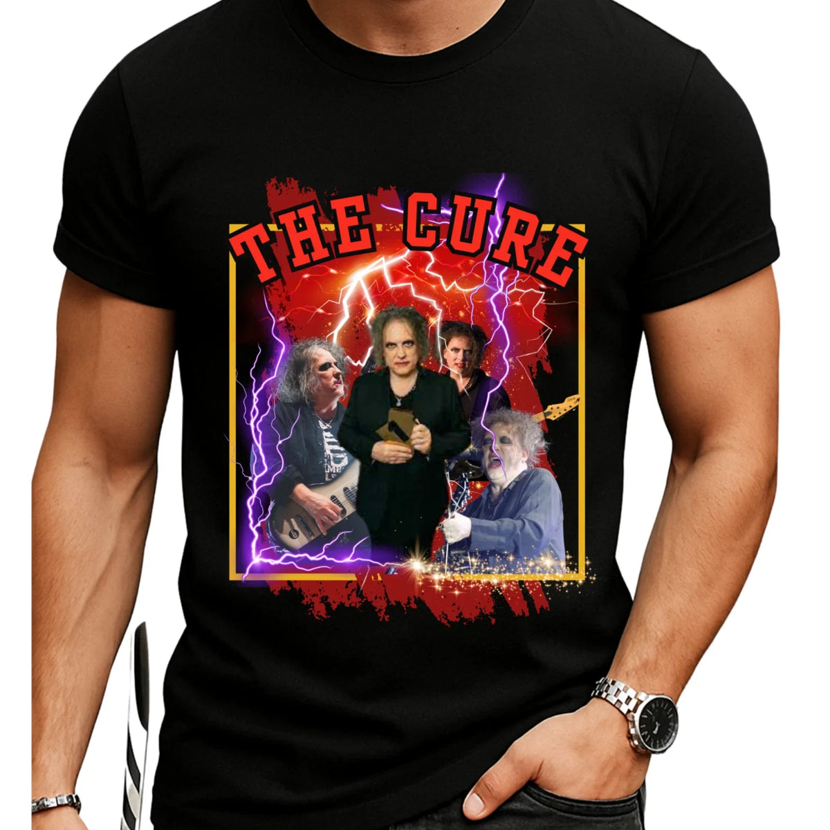 The Cure , The Cure bootleg tour , Vintage boy rock band t shirt Unisex