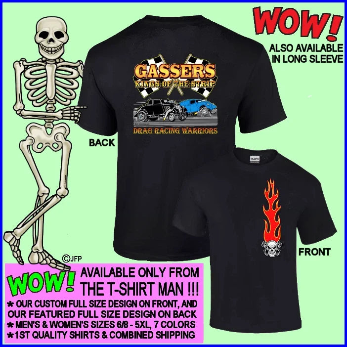 1933 Willys Gasser Kings of the Street & Strip Drag Racing Warriors 4 Unisex