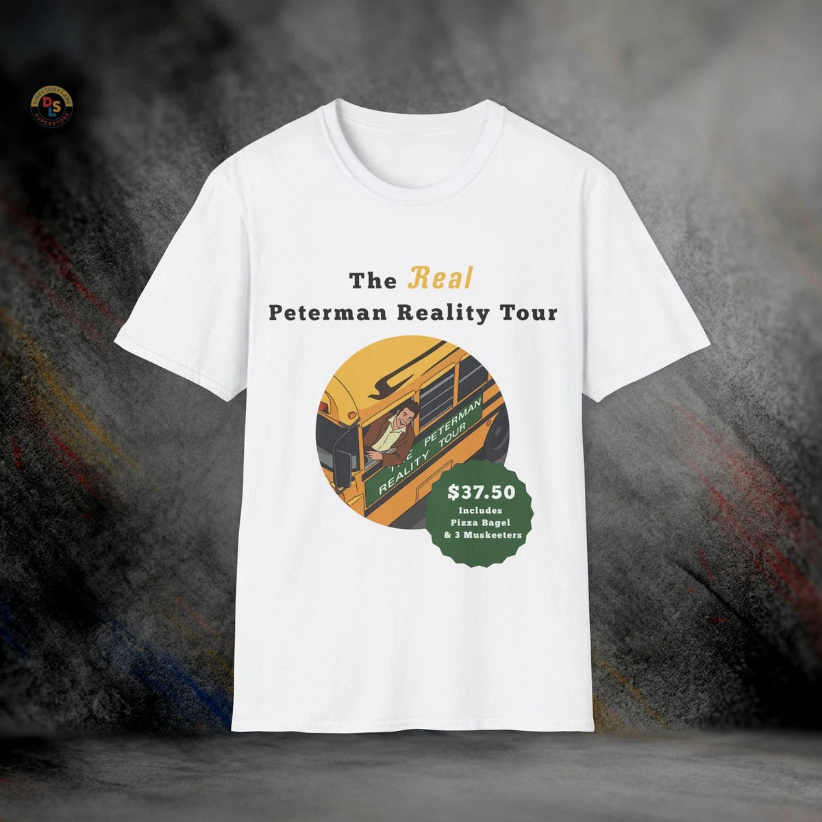 Real Peterman Reality Tour Seinfeld | Softstyle Tee Unisex