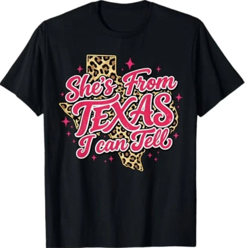 She's from Texas I Can Tell Retro Vintage Texas Girl Unisex