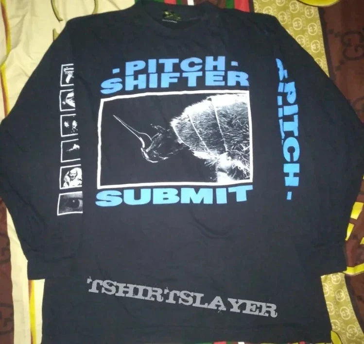 1992 Pitchshifter Submit EP Vintage Long Sleeves Shirt Reprint Unisex