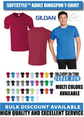 GILDAN Ringspun Plain Casual Sports Soft Style stag do hen Unisex GD001 Unisex