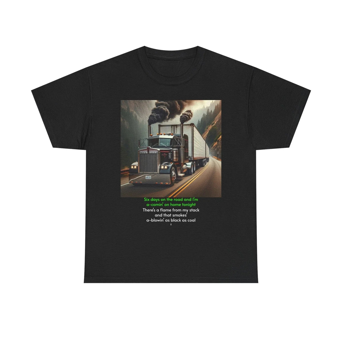 Retro Kenworth Semi Tee, Vintage Truck Driver Shirt, Diesel Engine Tshirt, Long Unisex