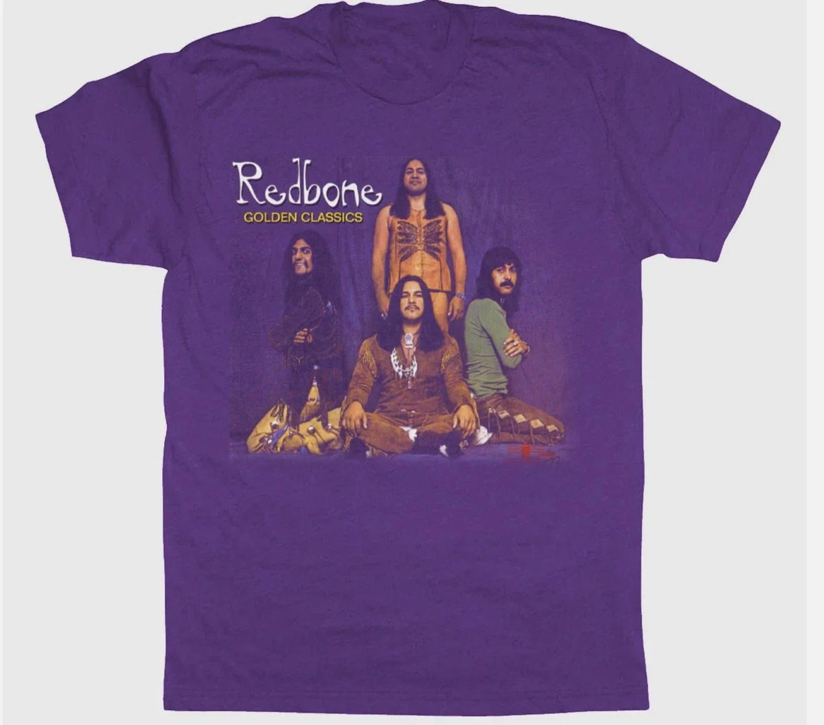 New Redbone Band Cotton Purple T Shirt Size S-5XL Unisex