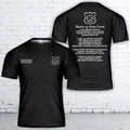 Custom Name US Navy Master-at-Arms (MA) Rating Creed 3D Unisex
