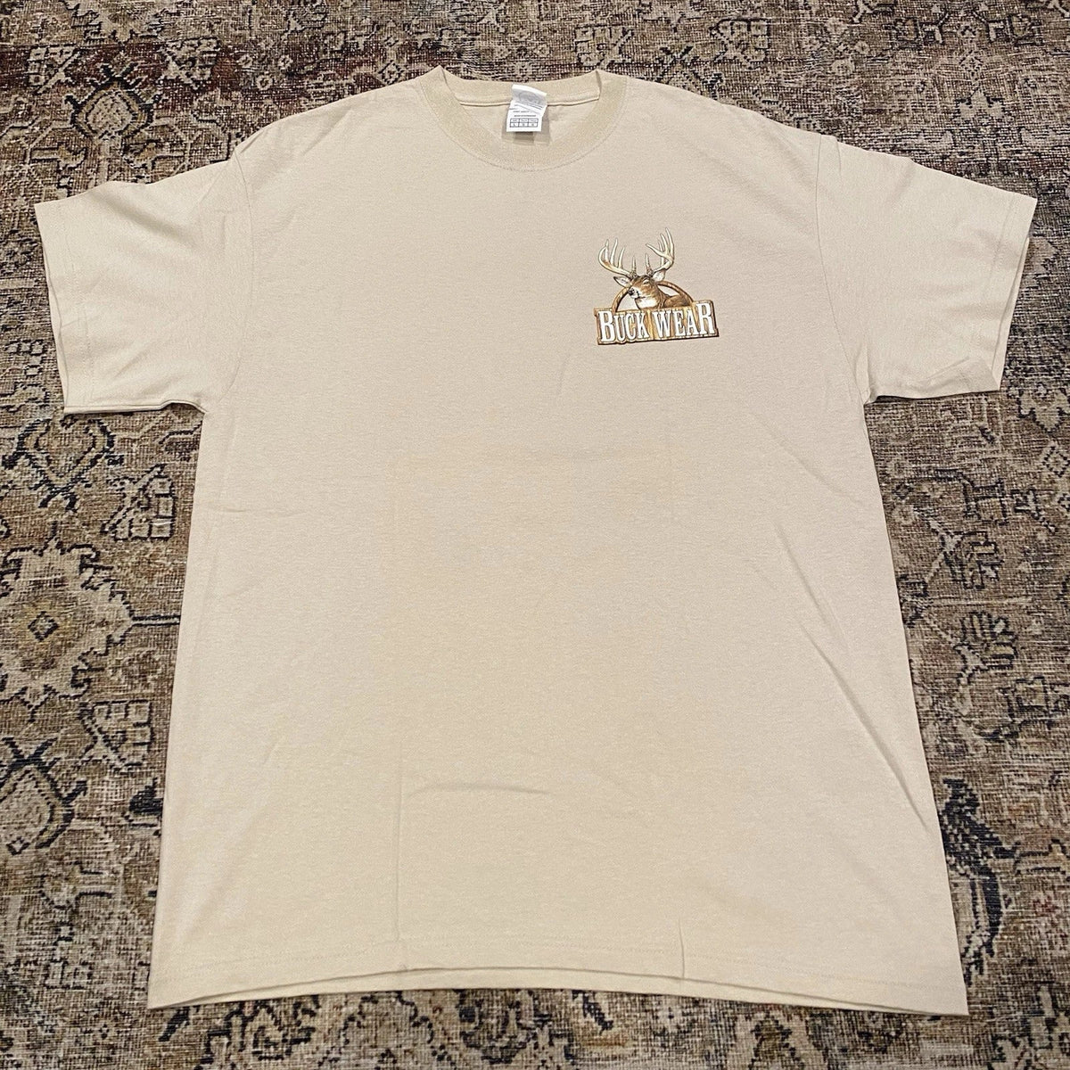 Vintage Buck Wear Shirt Mens L Funny Deer Turkey Duck Hunting Graphic Logo Y2K Unisex