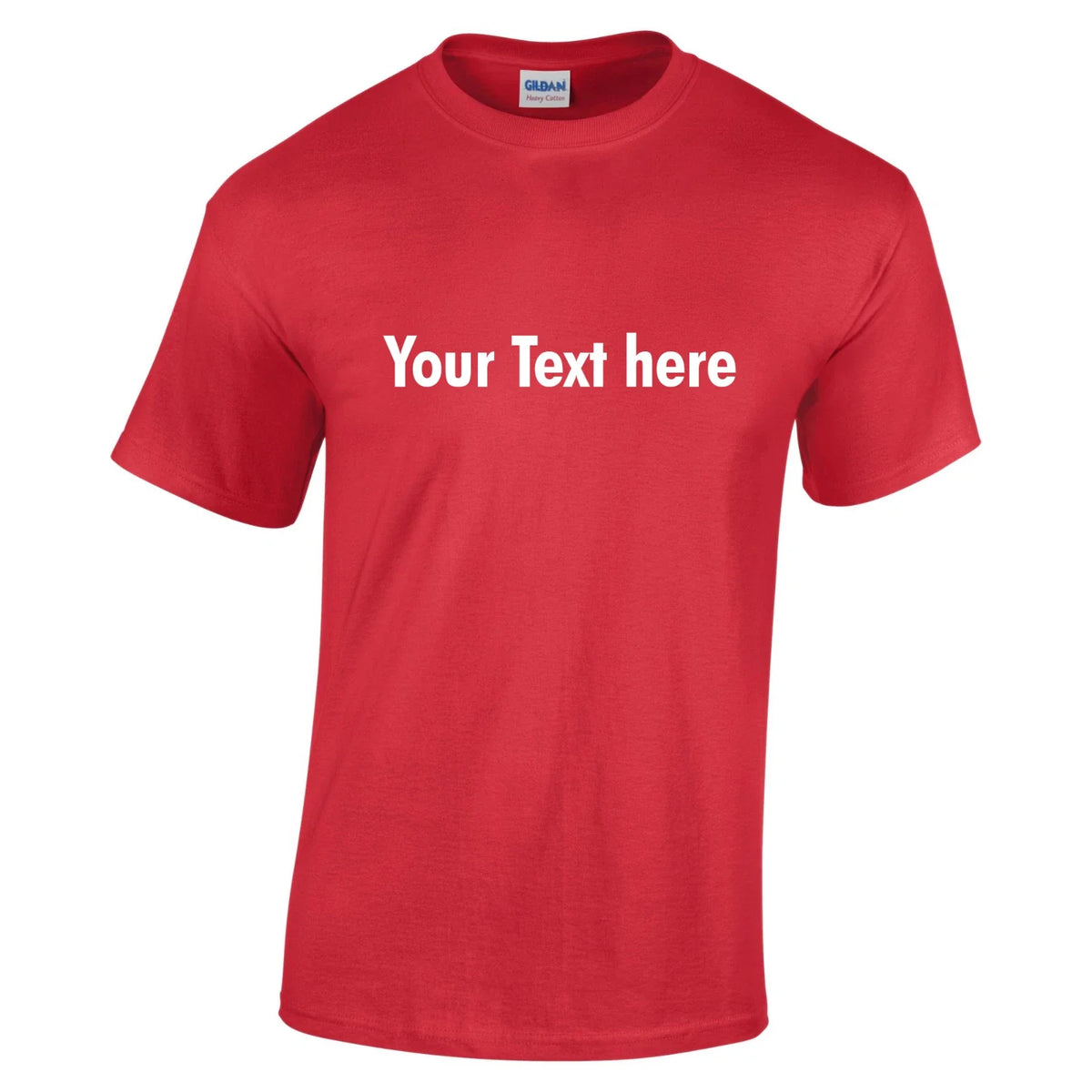 Custom Printed Tshirt • Mens Text T Shirt Personalised Garment • Text Only Unisex