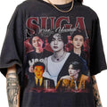 Suga Min Yoongi 90s Bootleg Vintage Unisex