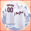 Personalized New York Baseball Team Name & Number Custom 2025 Fanmade FASTSHIP Unisex