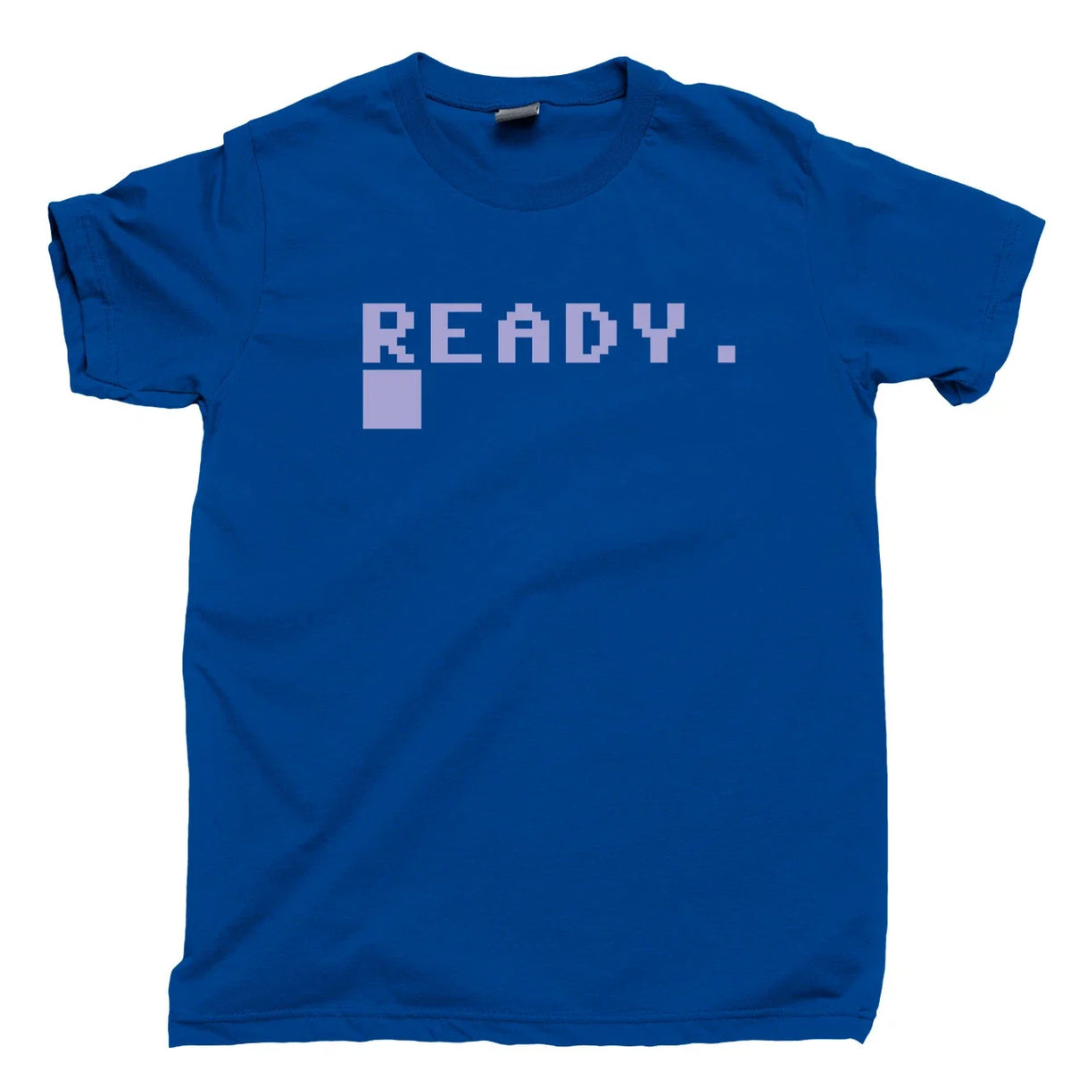 Commodore 64 Ready T Shirt Console Keyboard Disk Drive Start Screen Boot CPU Tee Unisex