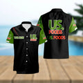 Custom Name US Foods Style 7 Logo Trademark 3D Hawaiian Shirt For Men And Women Unisex