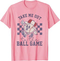 Take Me Out to The Baseball Ball Game Softball Vintage Unisex
