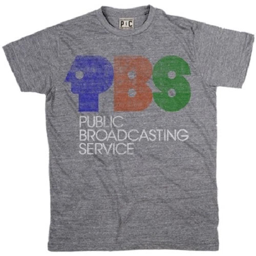 Palmer Cash PBS LOGO Heather Grey NEW 100% AUTHENTIC Unisex