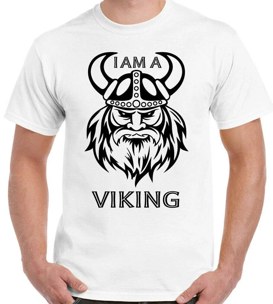 VIKING I Am A Mens Funny Warrior Norse Nord Norway Thor Odin Biker Unisex