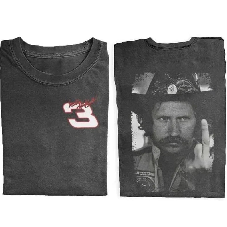 Dale Earnhardt Racing Middle Finger Unisex All Size Unisex