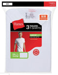 Hanes Mens White Tagless s Crewneck 3Pk S-3XL Style 2135 Unisex