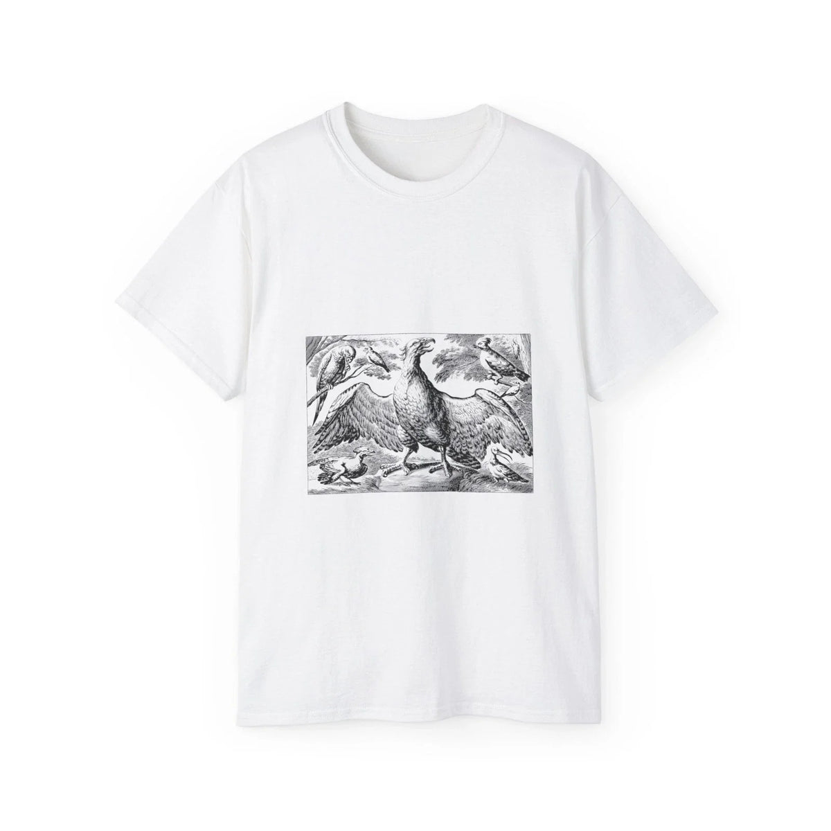 Birds Forest Line Art Eagle Vintage Retro | Custom Graphic Unisex