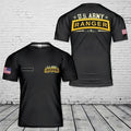 Custom Name US Army Ranger Tab - Airborne Ranger Veteran 3D Unisex