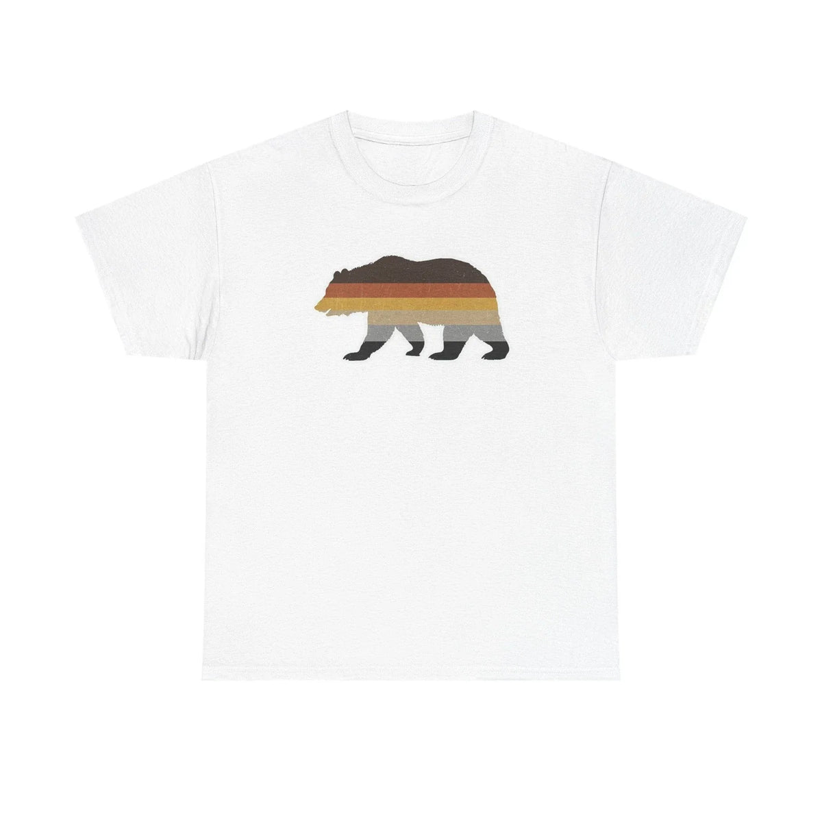 Retro Striped Bear Pride | Vintage Bear Pride Tee Unisex