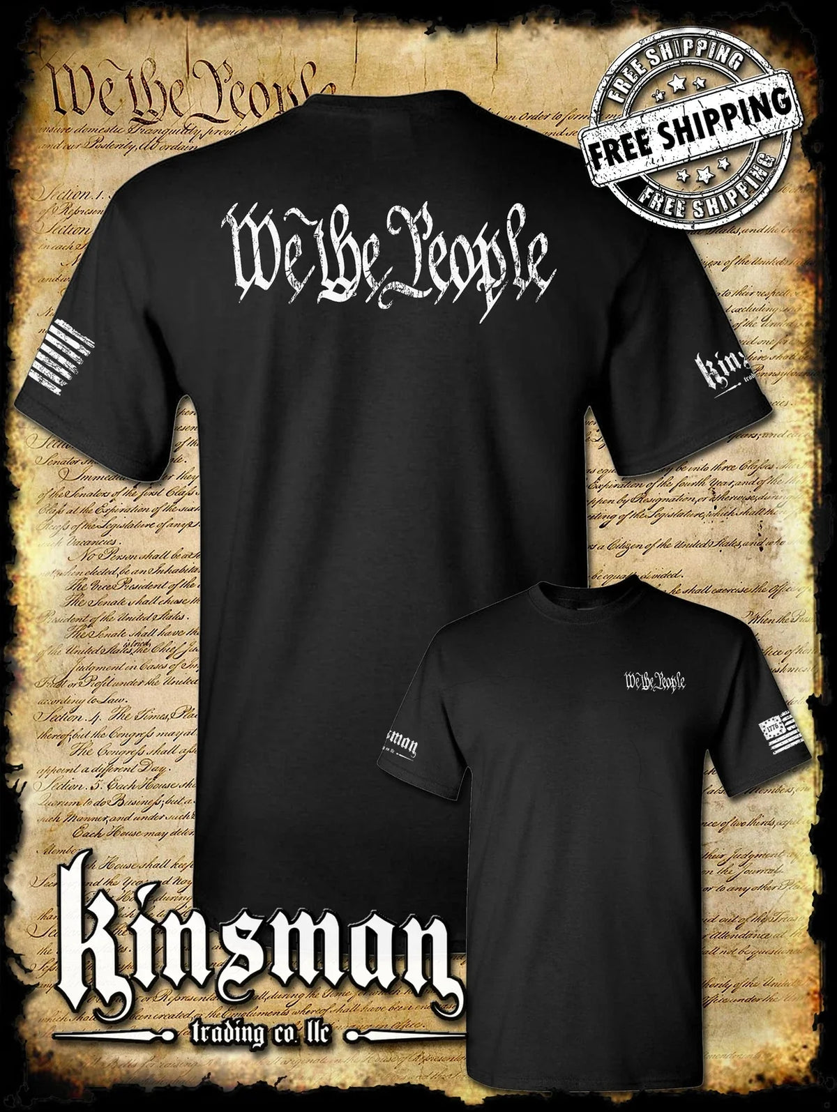 We The People 2nd Amendment 2-Sided Unisex