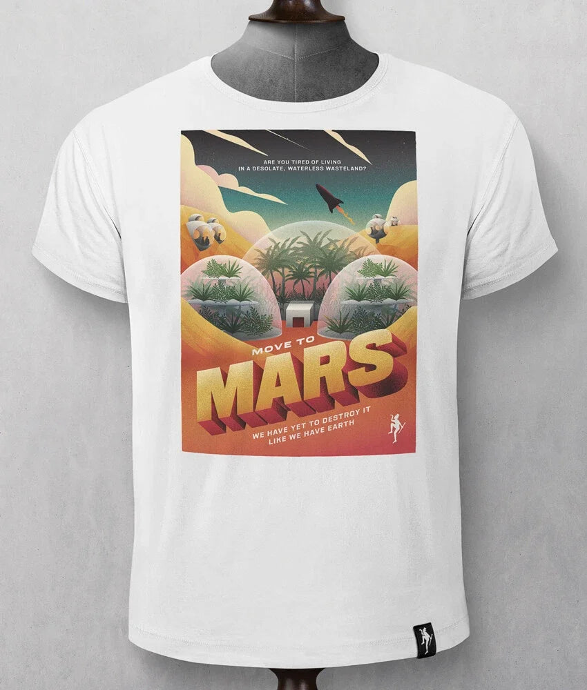 Dirty Velvet Clothing - Organic 'Life On Mars' (2XL & 3XL) Unisex