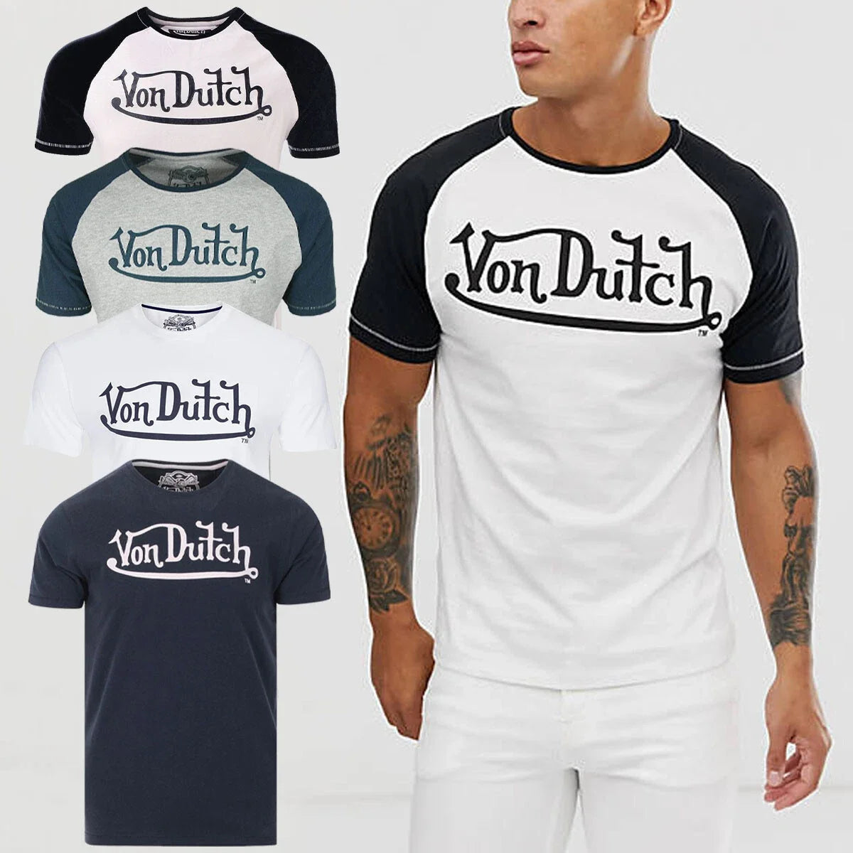 New Mens T Shirts Printed Cotton Short Sleeve Crew Neck Summer Beach Tees Top Unisex