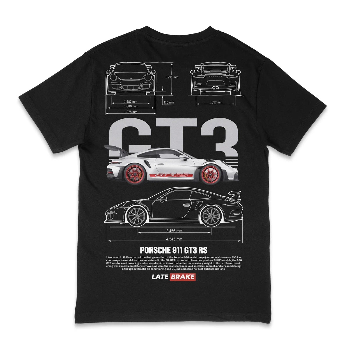911 GT3 WR Drivers Collective Late Brake - Porsche Supercar Automotive D Unisex