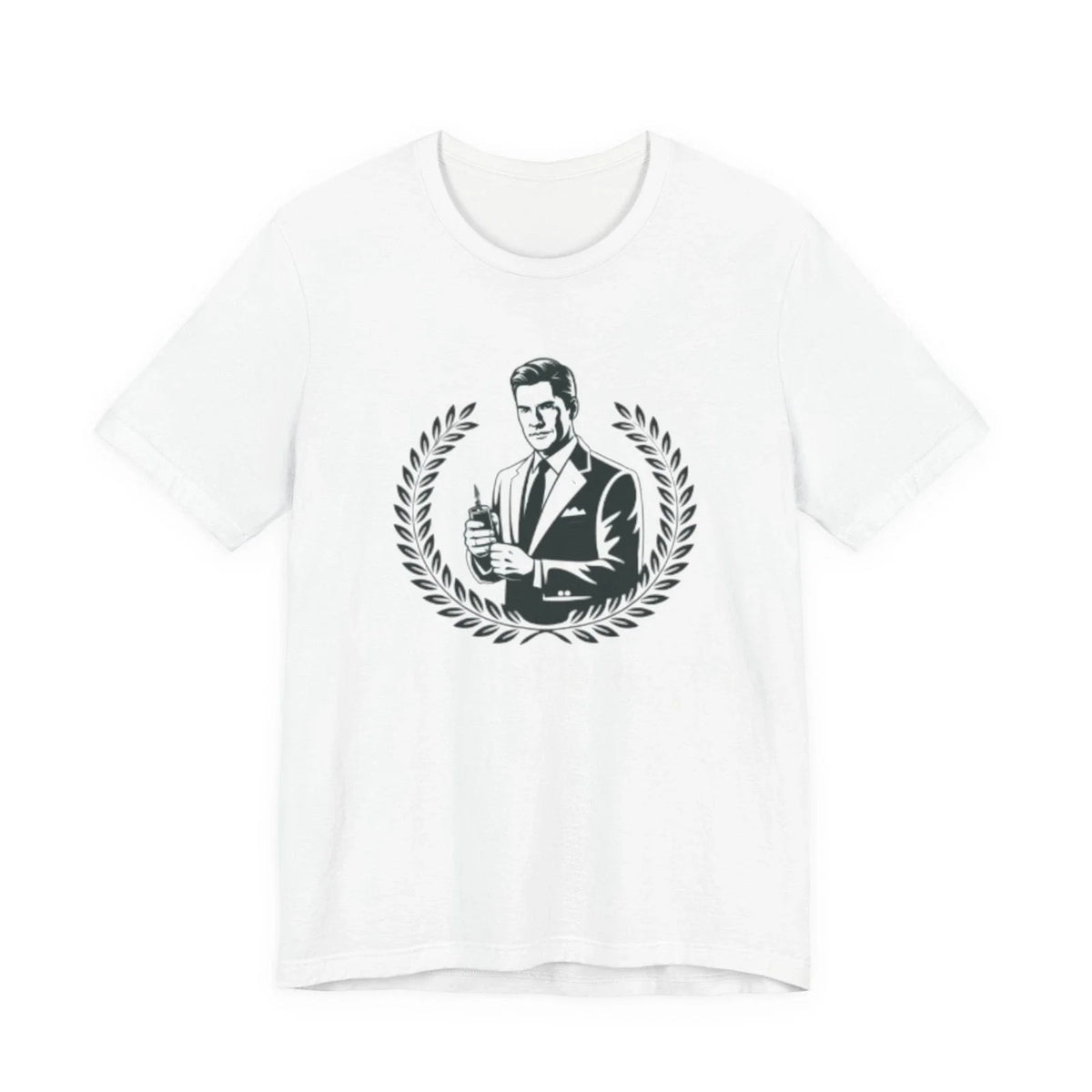 Retro Gentleman Holding Drink Fourth of July tee | Firework Director Shirt Unisex
