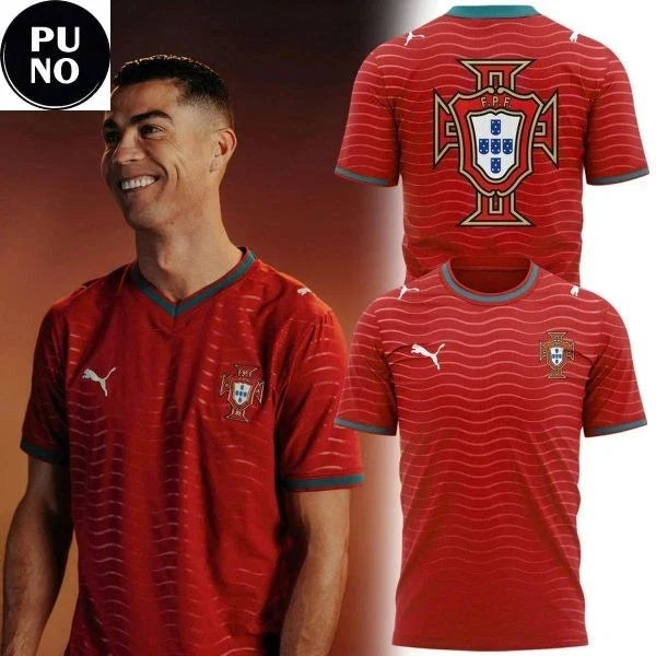 Portugal 2026 World Cup Home Red Shirt Gift For Fan Men Tee All Size S-5XL Unisex