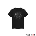 Never Say Die Records Logo Tee Shirt Unisex