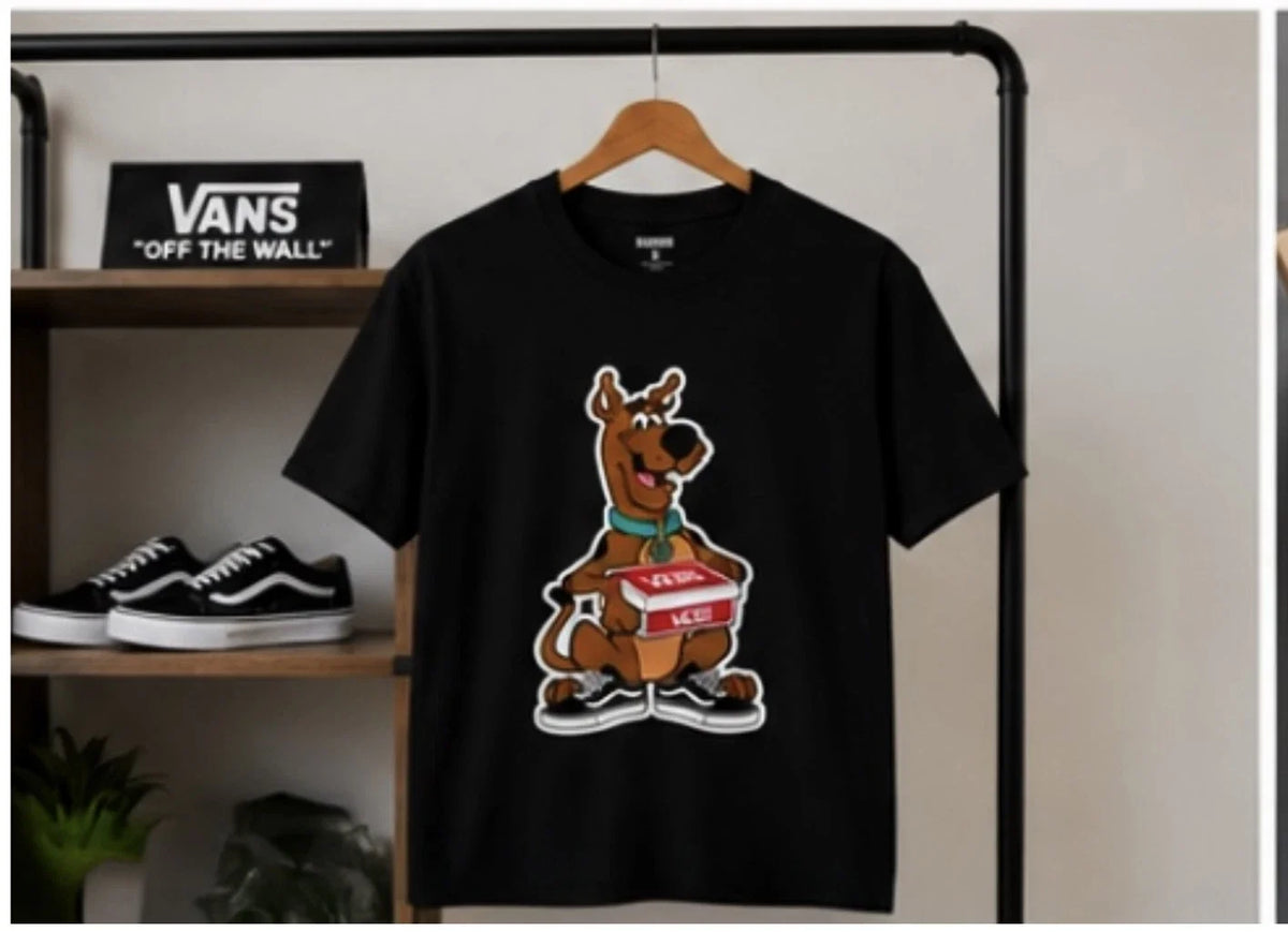 Friendly Cartoon Dog | Cute Doggy Illustration Tee Unisex