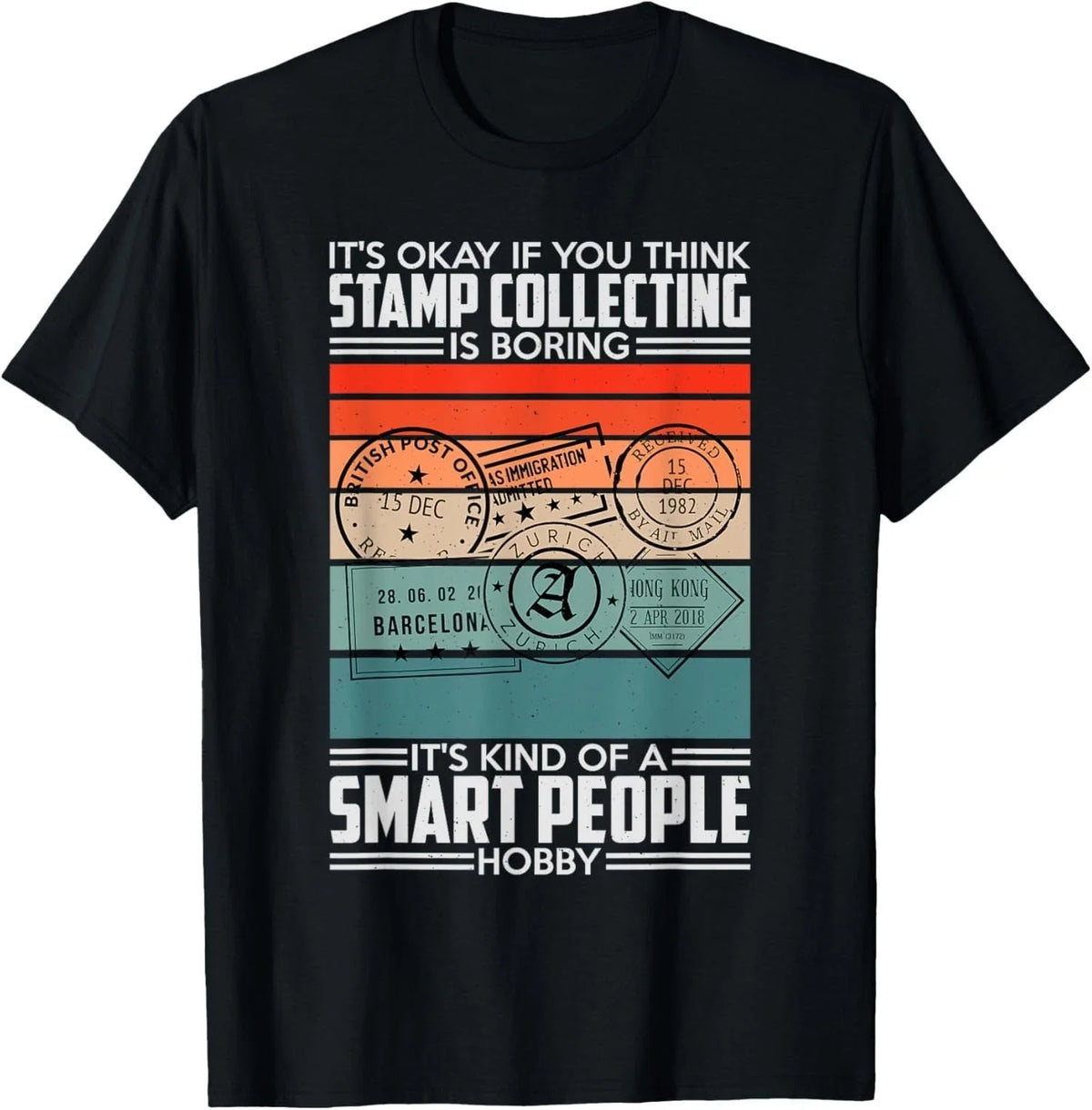 Retro Stamp Collecting Design For Postal Stamp Collector Gift Unisex Unisex