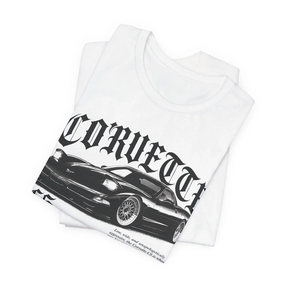 Corvette C5 car illustration | Classic sports car tee Unisex
