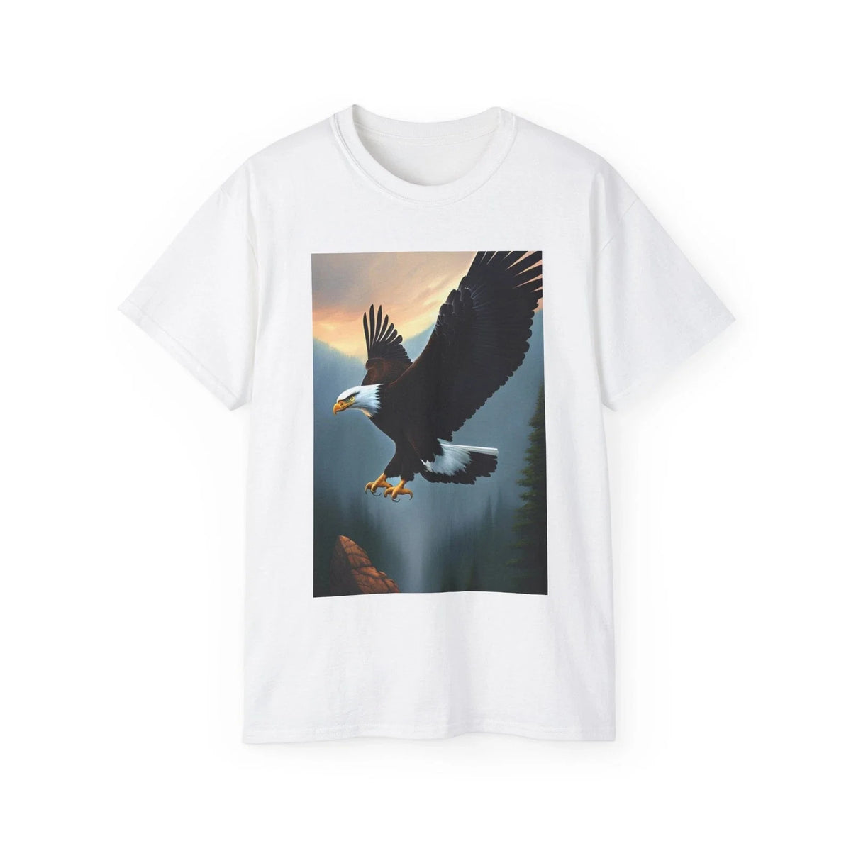 Eagle Bird Fly Digital Art Nature Animal | Custom Graphic Unisex
