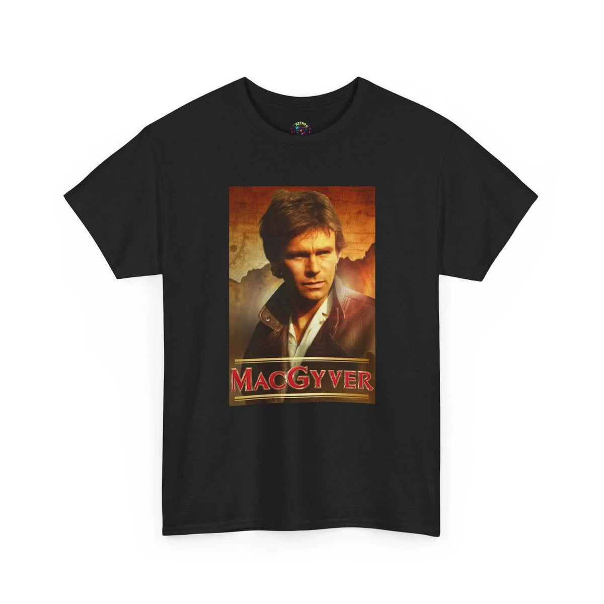 MacGyver Retro TV Action 80s Vintage Sunset Graphic Tee Unisex Unisex