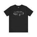 1968 Pontiac Firebird – Retro Sketch Muscle Car Unisex Tee Unisex