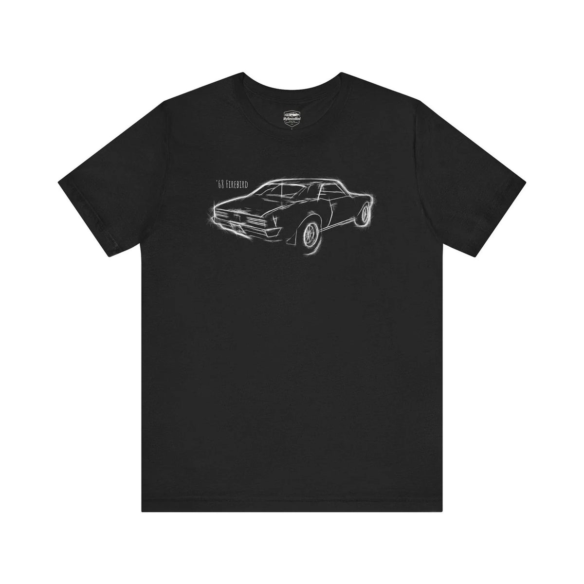 1968 Pontiac Firebird – Retro Sketch Muscle Car Unisex Tee Unisex