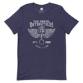 Vintage Evel Knievel® Motorcycles Tee - Men's - Heather Midnight Navy S-4XL Unisex