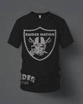 Raiders Raider Nation Skull Black & Silver (New) Oakland Edition Unisex