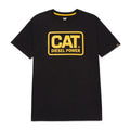 Caterpillar Men Diesel Power Tee Black/Yellow XXL Apparel Unisex