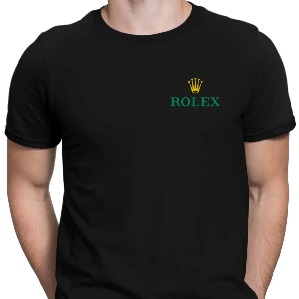 Rolex Style Graphic Tee Black Shirt Fans Gift For Everyday Wear Unisex