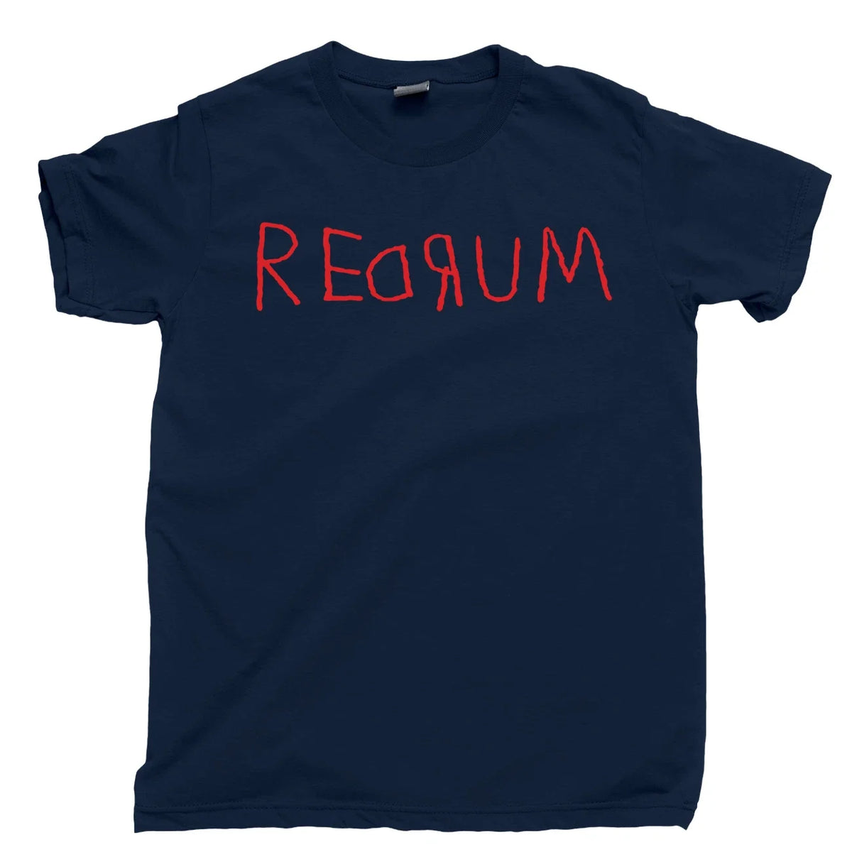 REDRUM T Shirt Spelled Backward Is Murder The Shining Stanley Kubrick Tee Poster Unisex