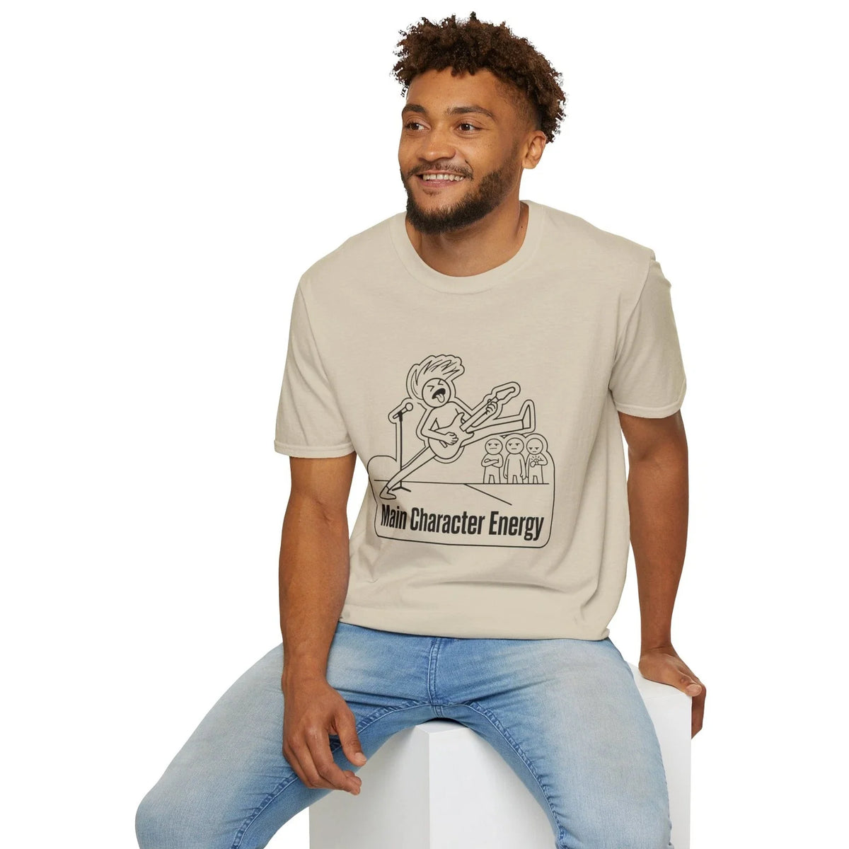 MAIN CHARACTER ENERGY. Unisex Softstyle Unisex