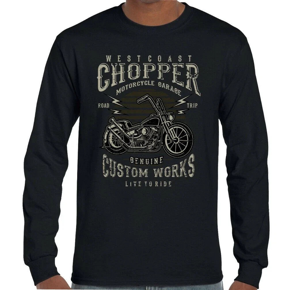 West Coast Chopper Custom Works Mens Biker Motorbike Motorcycle Unisex